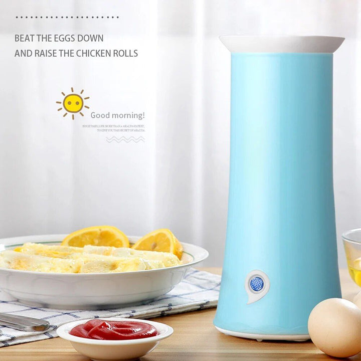 Compact Electric Egg Roll & Sausage Boiler - Non-Stick, Auto-Temperature Control