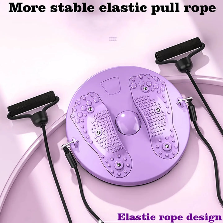 Magnetic Twist Waist Board with Resistance Bands – Slimming and Core Fitness