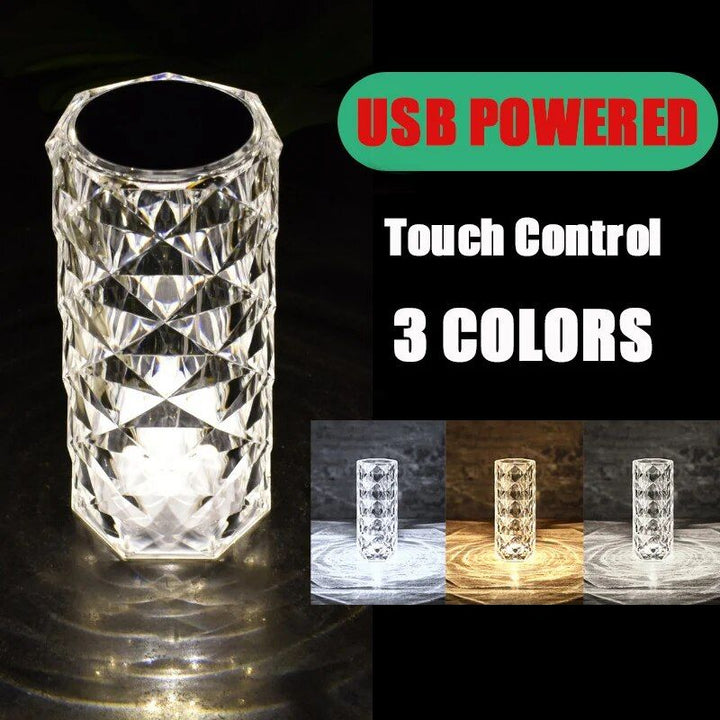 RGB Crystal Diamond LED Night Light