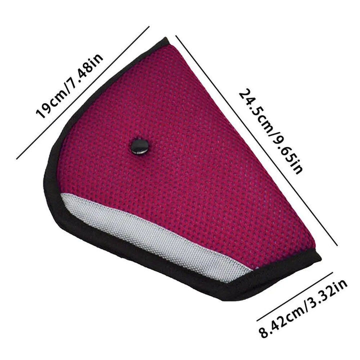 Adjustable Triangle Child Safety Seat Belt Pad and Clip