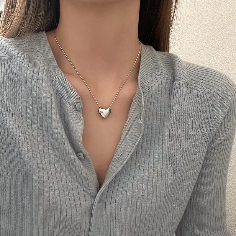 Vintage Heart Pendant Necklace