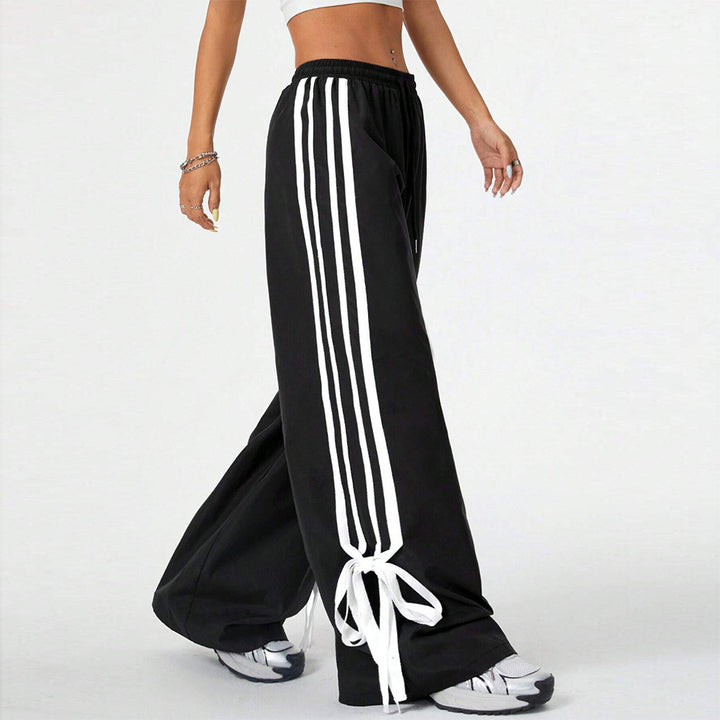 Women's Clothes Casual Pants Slimming High Waist Wide Legs Trousers