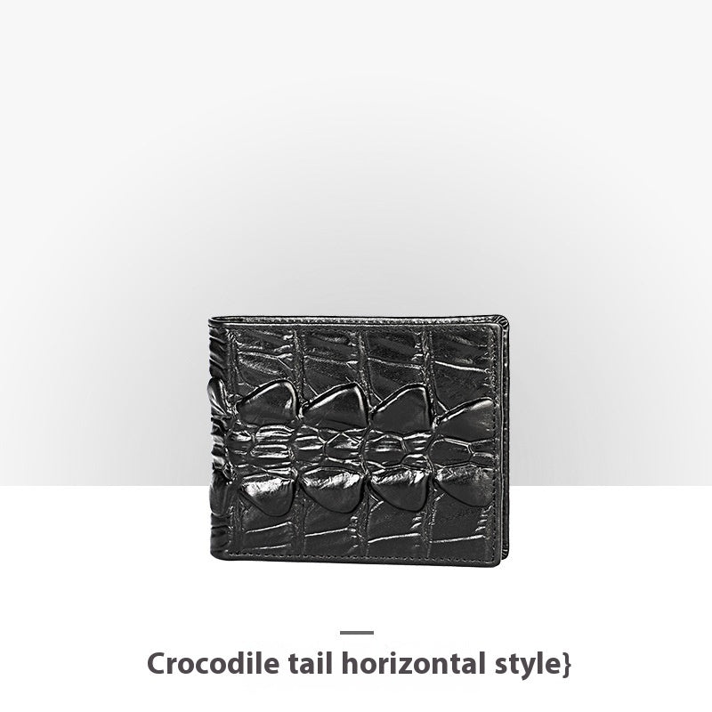 Personalized Retro Handmade Embossed Leather Wallet For Man