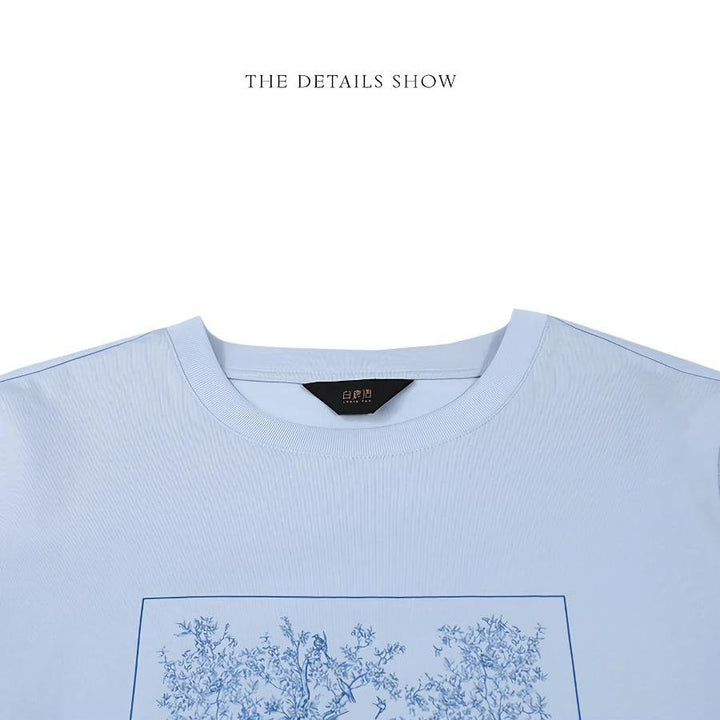 Casual Round Neck Short Sleeve Women's T-shirt