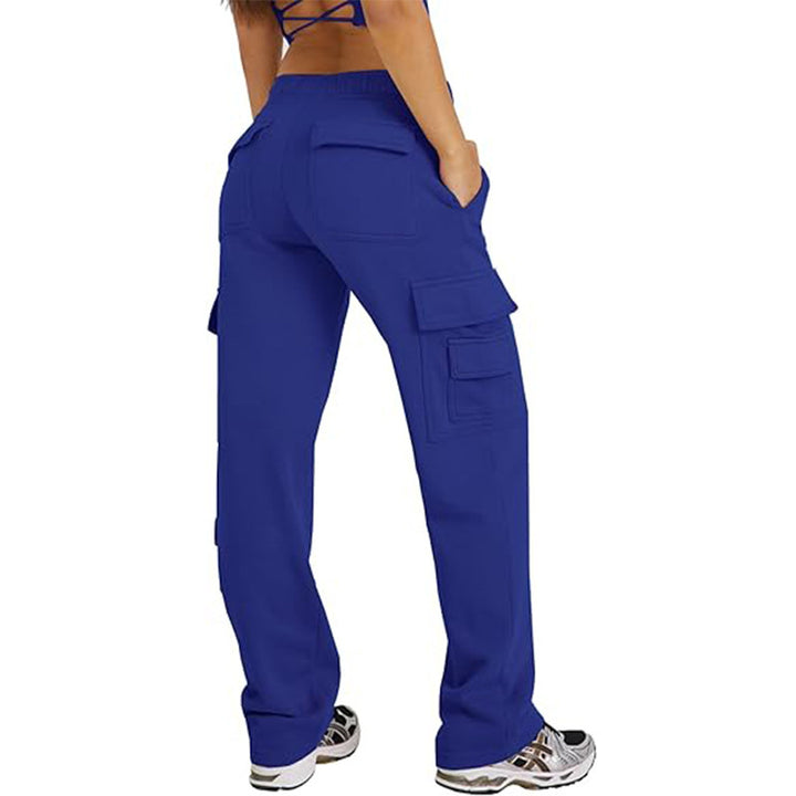 Multi-pocket Cargo Pants Casual Loose Sports Fitness Wide Leg Pants