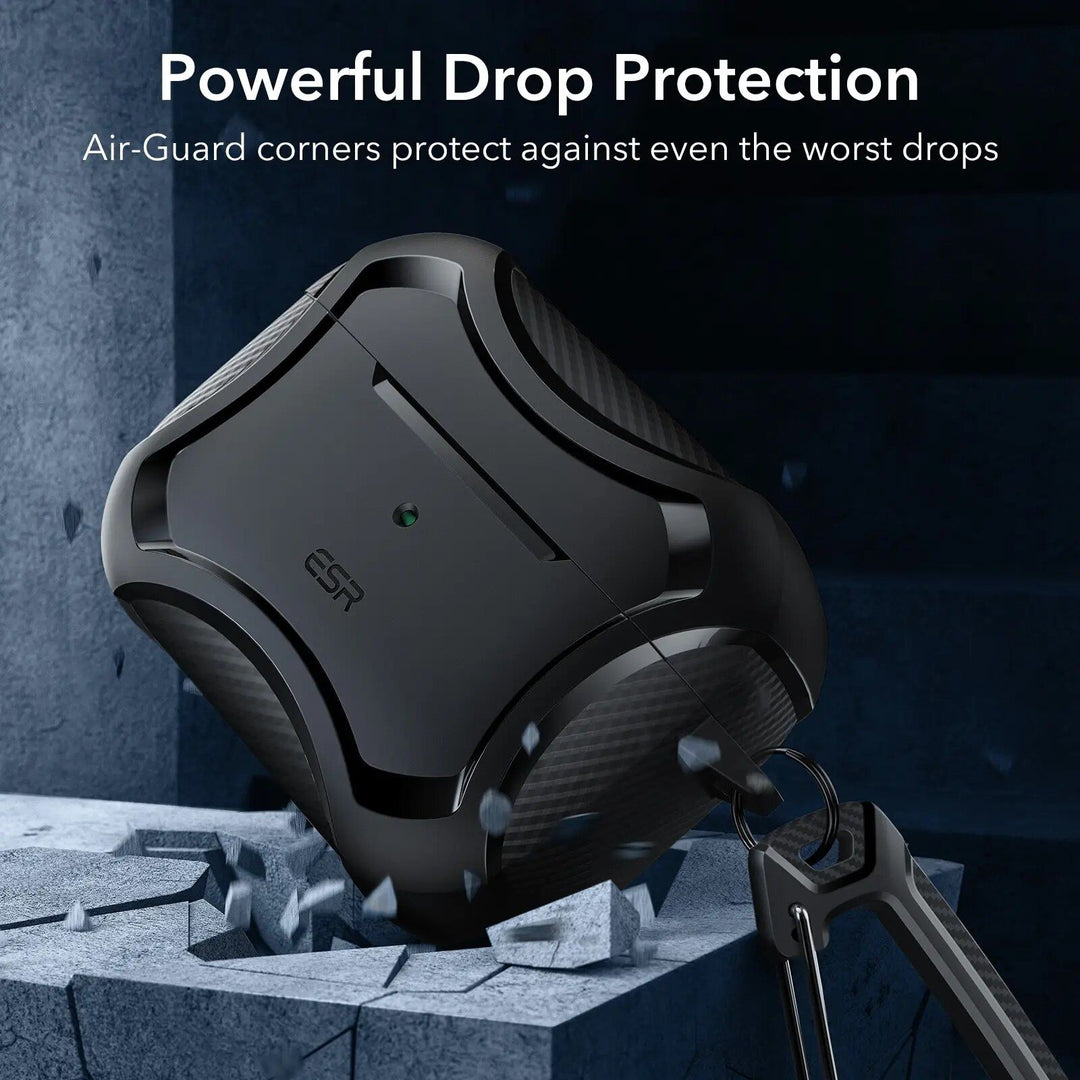 AirPods Pro 2 Case with HaloLock: Armor Tough Protective Case with Keychain