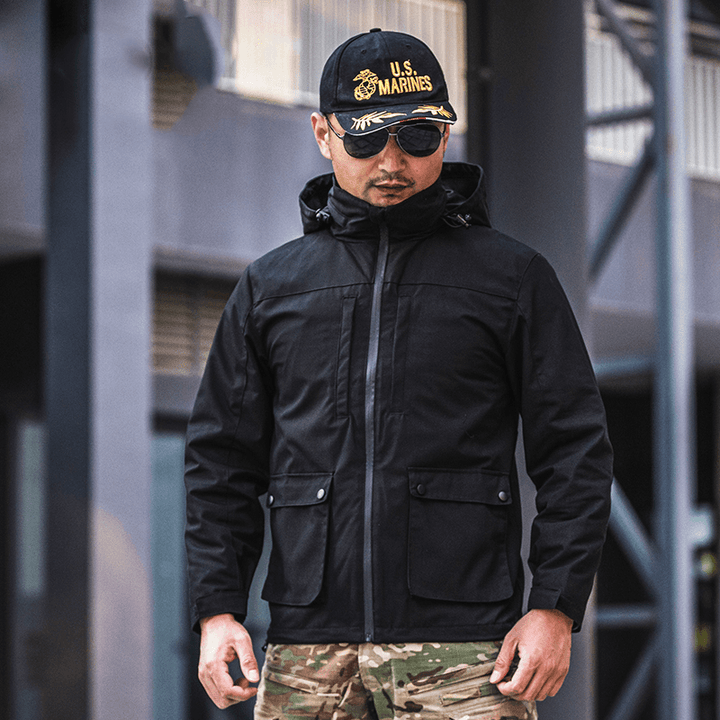 Fashion Simple Men'S Outdoor Camouflage Jacket - MRSLM