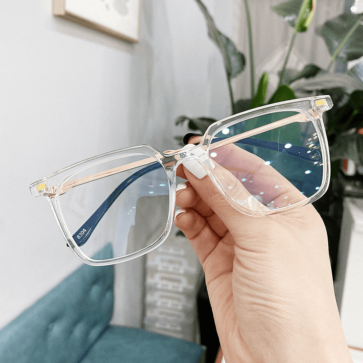 Plain Glasses, Square Glasses Frame, All-Match Myopia Glasses Frame - MRSLM