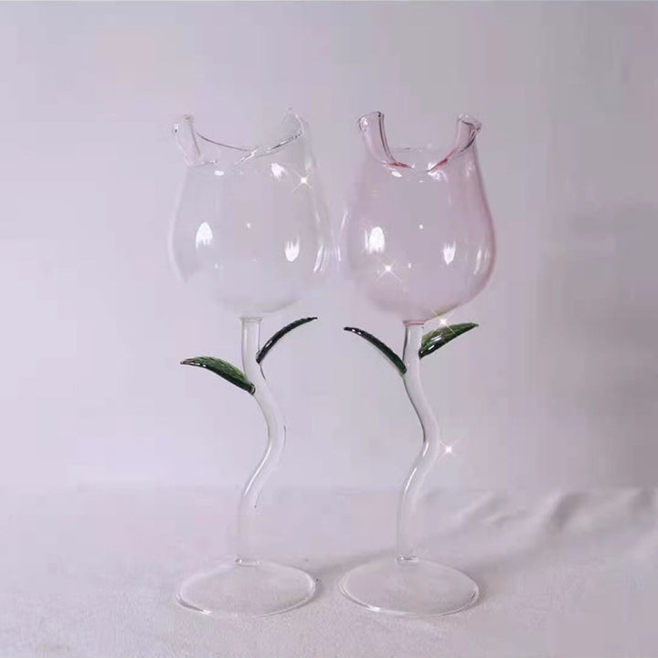 Household Rose Shaped Red Wine Glass Kitchen Gadgets