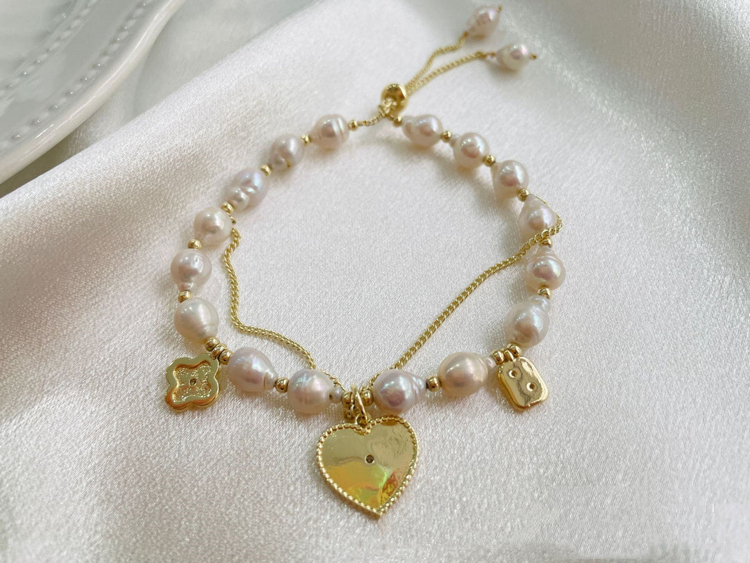 Love Freshwater Pearl Fashion Bracelet