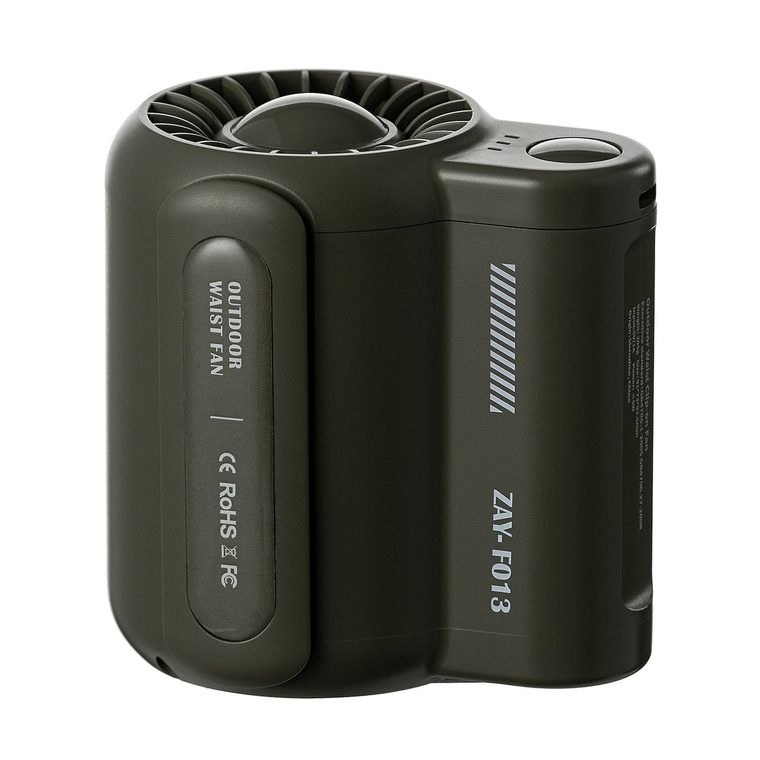 Portable Leafless Waist Fan - Mini Waist-Mounted Electric Fan for Outdoor Use