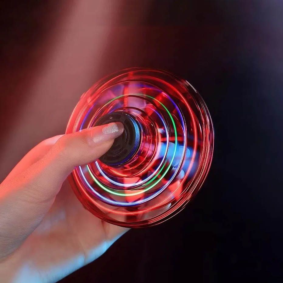 Mini Drone LED UFO Type Flying Helicopter Spinner