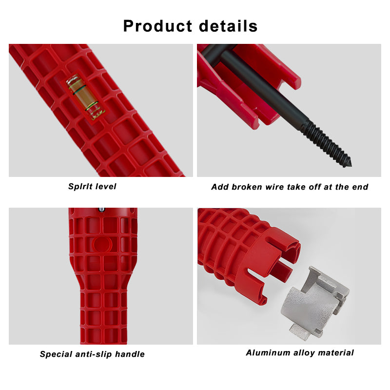 8-in-1 Multifunctional Plumbing Wrench Set