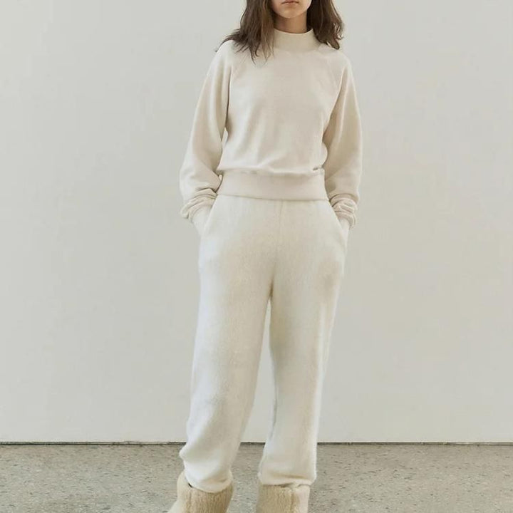 Chic Turtleneck Cotton Hoodie for Women