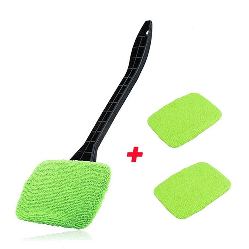 360° Rotating Microfiber Car Window Cleaner Brush Kit