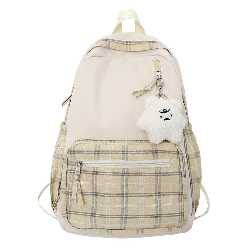 Schoolbag Women's Korean-style High School Large Capacity Ins Mori Style Junior High School College Students Harajuku Ulzzang Casual Backpack Fashion