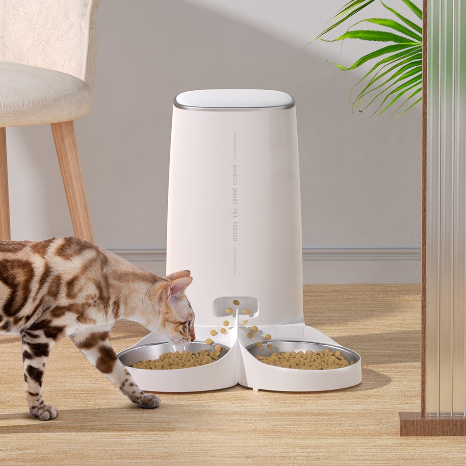 Smart WiFi Automatic Pet Feeder: Remote-Controlled Food Dispenser for Cats and Dogs