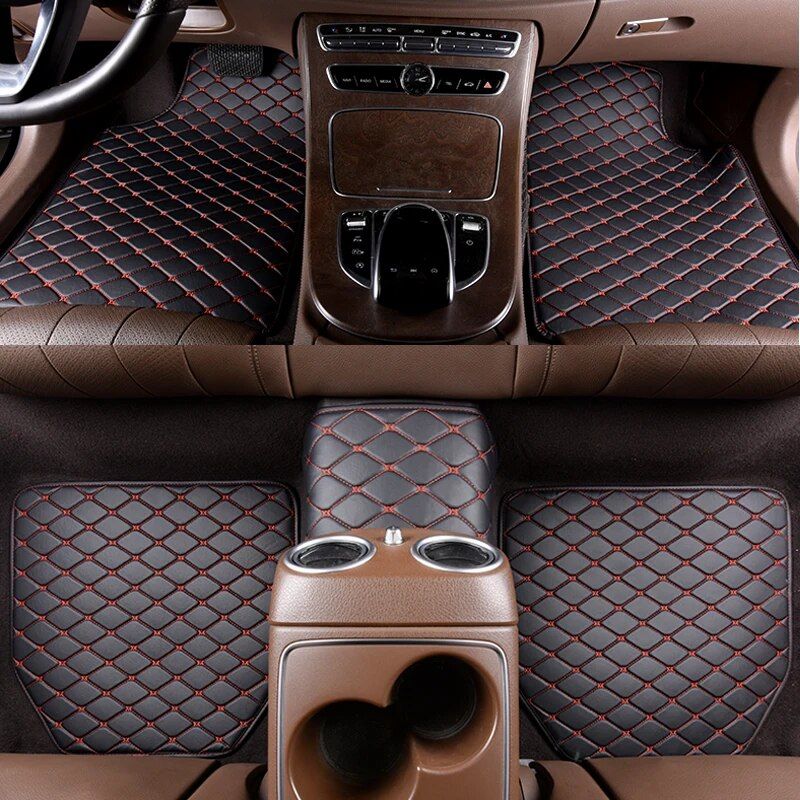 Universal PU Leather Car Floor Mats