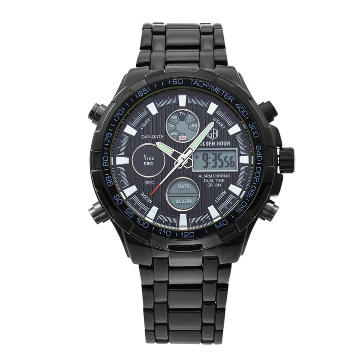 Men's Calendar Alloy Sports Multi-function Watch