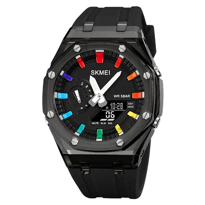 Led Light Electronic Waterproof Men Watch