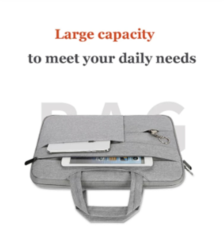 Pure Color Fashion Simple Portable Laptop Bag