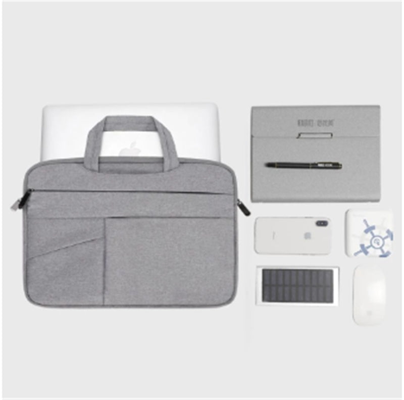 Pure Color Fashion Simple Portable Laptop Bag