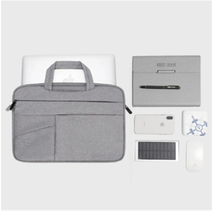 Pure Color Fashion Simple Portable Laptop Bag