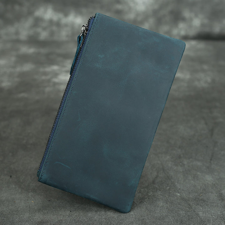Ultra-Thin Men's Leather Wallet Japanese And Korean Clutch