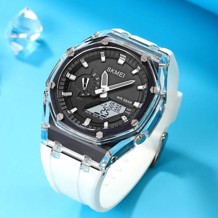 Led Light Electronic Waterproof Men Watch