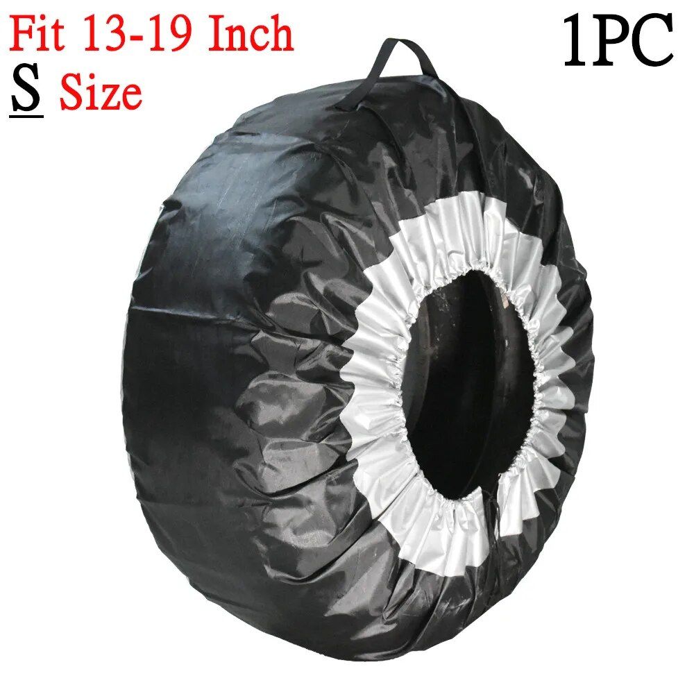 Universal Car & SUV Spare Tire Cover Case | Durable Wheel Protector Bag in Oxford Cloth