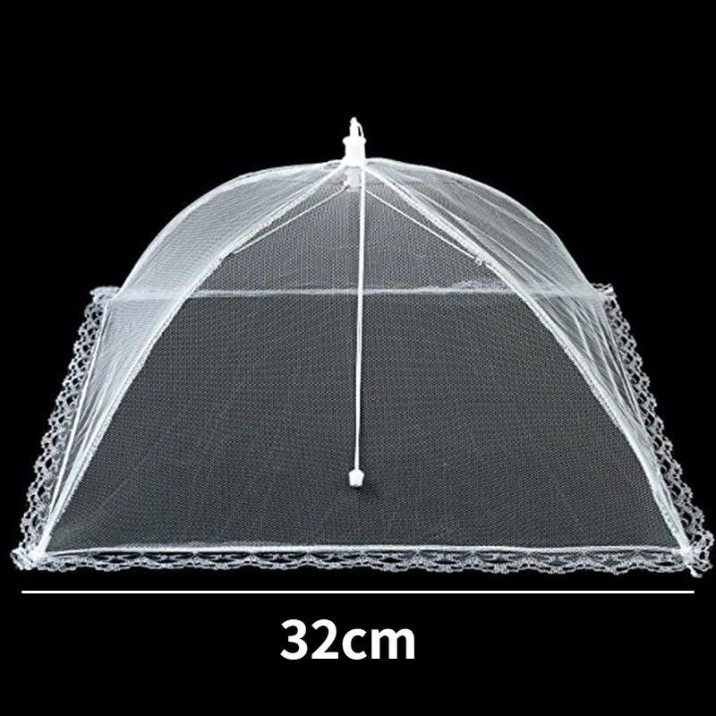 Lace-Trimmed Foldable Mesh Food Cover