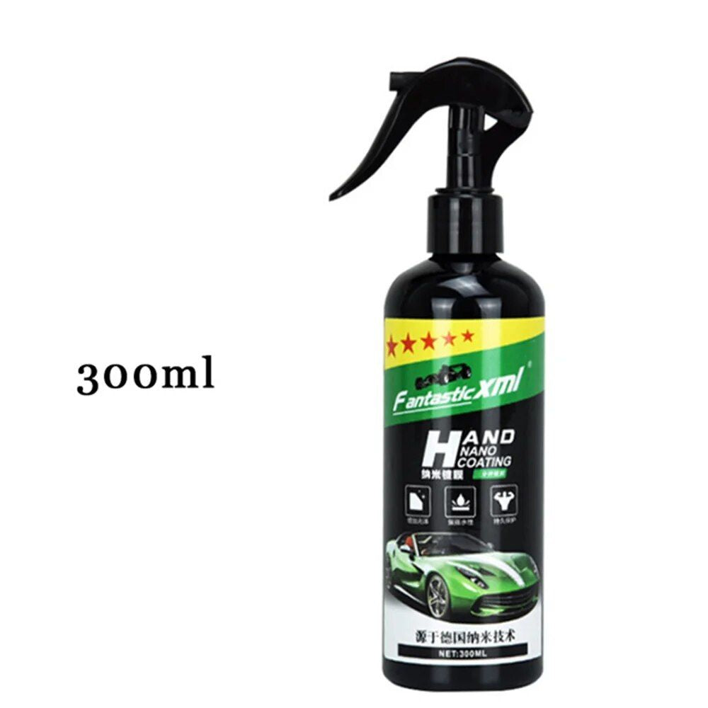 Nano Ceramic Car Coating Kit: Liquid Spray Polish Wax for Auto Detailing