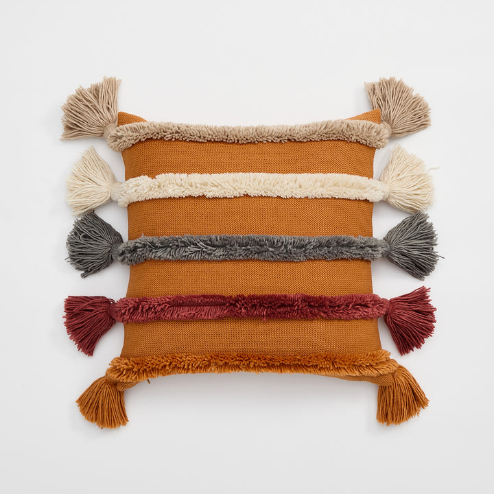 Bohemian Decor Tufted Cushion Cover