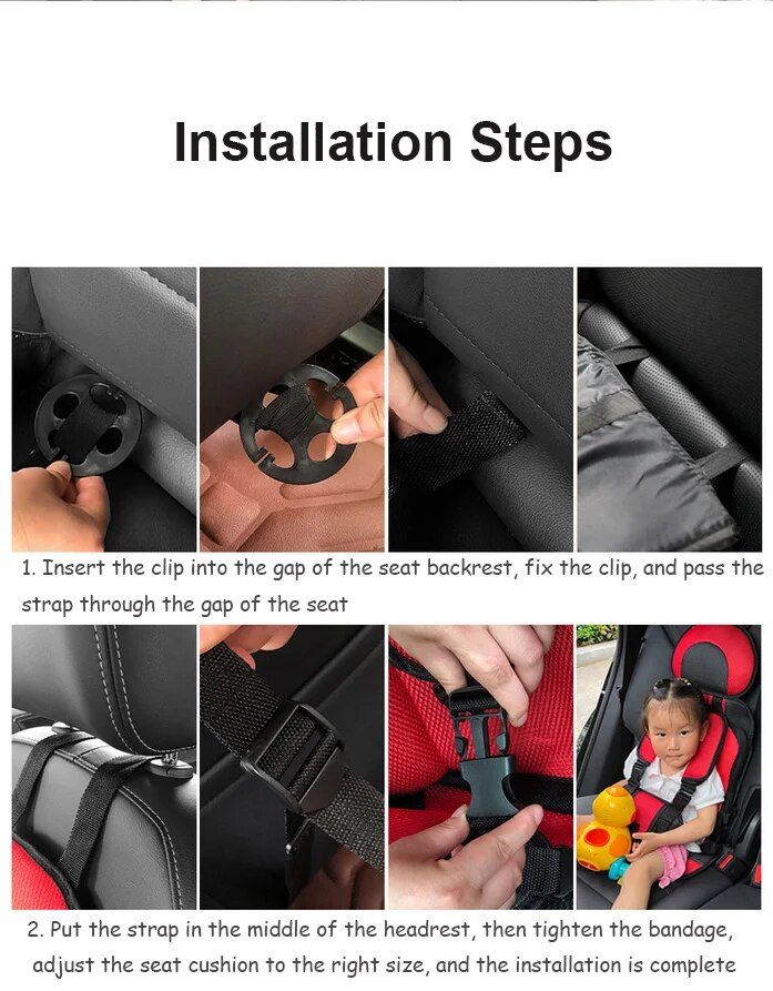 Adjustable Child Safety Seat Mat