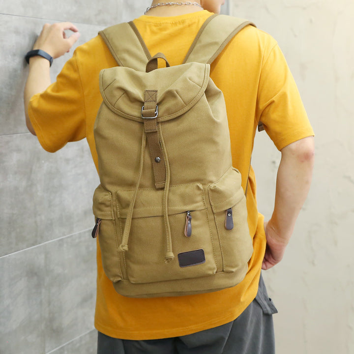 Trend Canvas Retro Large Capacity Outdoor Men's Backpack