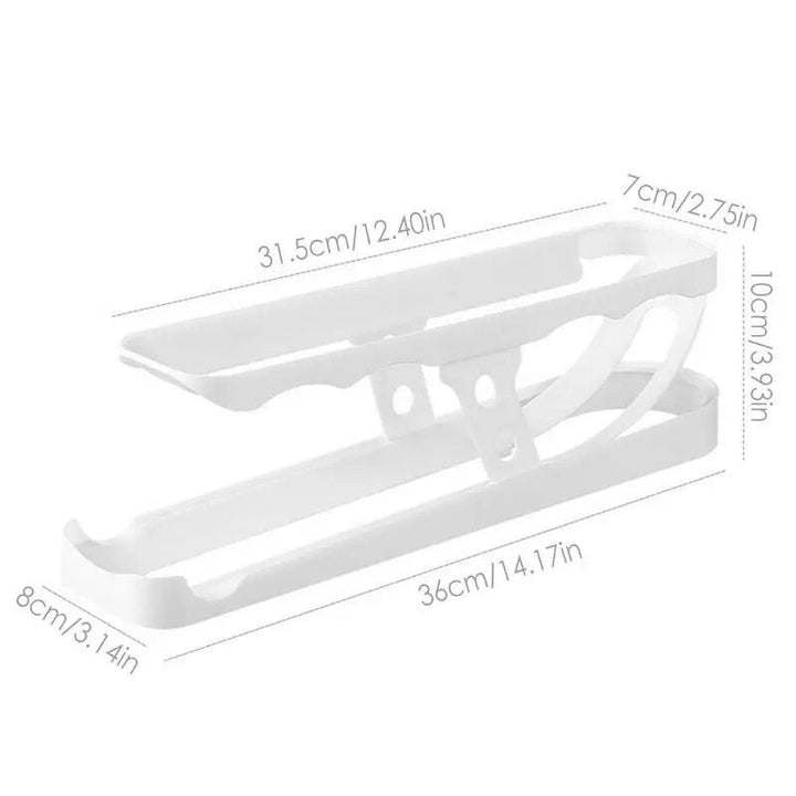 Modern ABS Egg Slider Organizer: Space-Saving Refrigerator Egg Dispenser