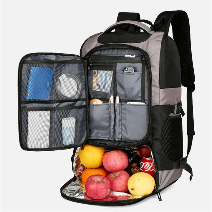 Thermal Insulation Thickened Waterproof Picnic Bag Double Shoulder Ice Pack Large Capacity Picnic Backpack