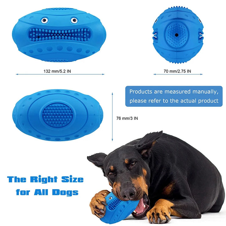 Durable Non-Toxic Rubber Dog Chew Toy for Aggressive Chewers