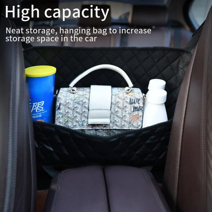 Luxury Leather Car Seat Organizer