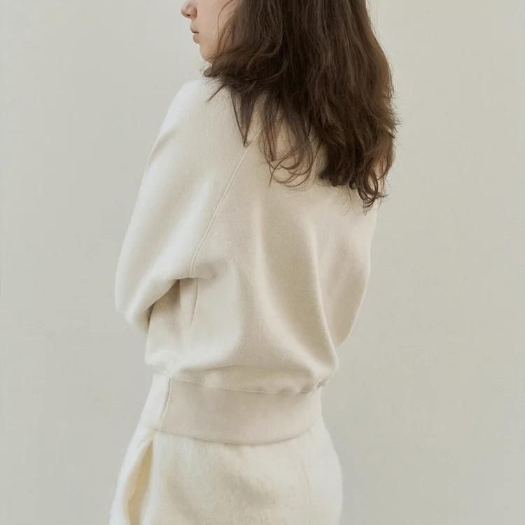 Chic Turtleneck Cotton Hoodie for Women