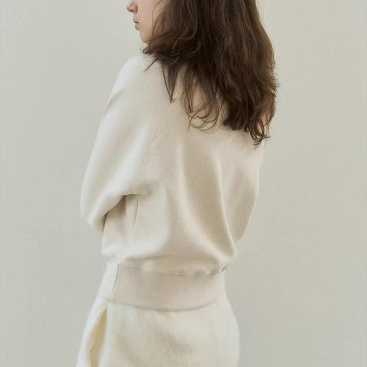 Chic Turtleneck Cotton Hoodie for Women