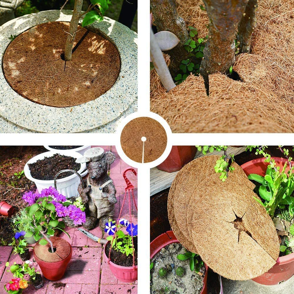 Eco-Friendly Coconut Fiber Tree Mulch Mats