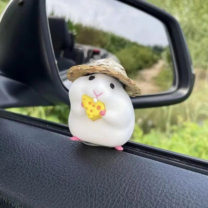 Cute Hamster Dashboard Doll Decoration