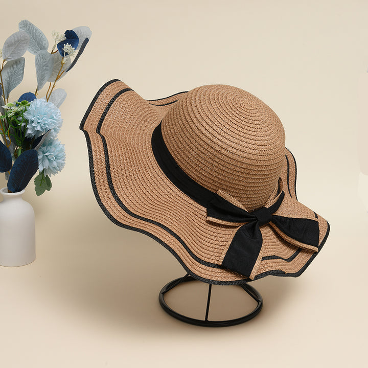 Bowknot Straw Sun Hat