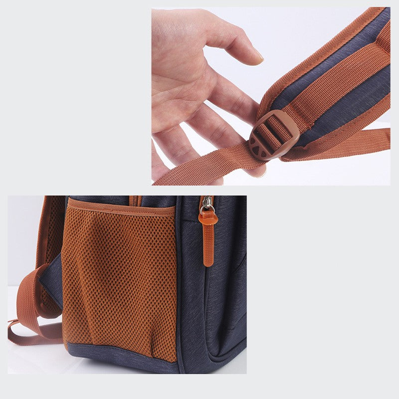 Large Capacity And Simple Men's Backpack Computer Bag