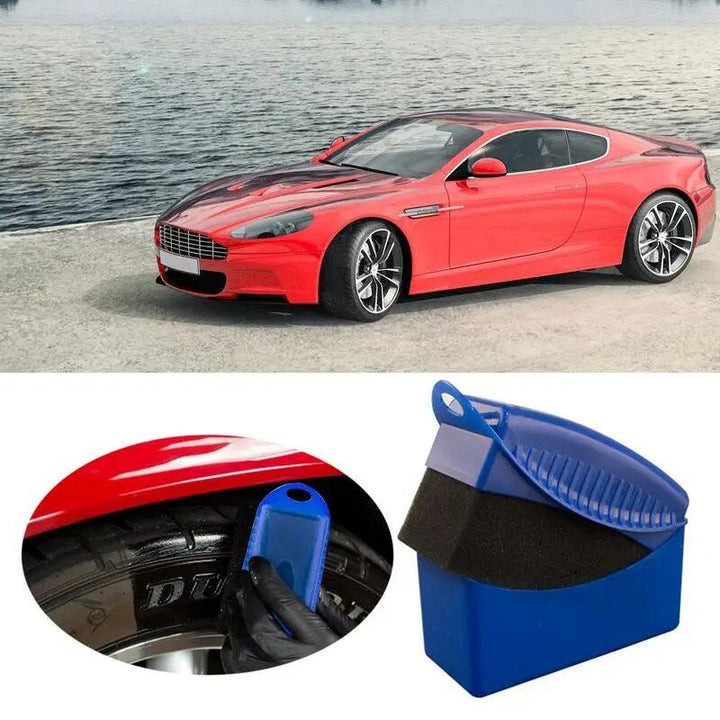 Premium Car Wheel Waxing and Polishing Sponge Brush Kit