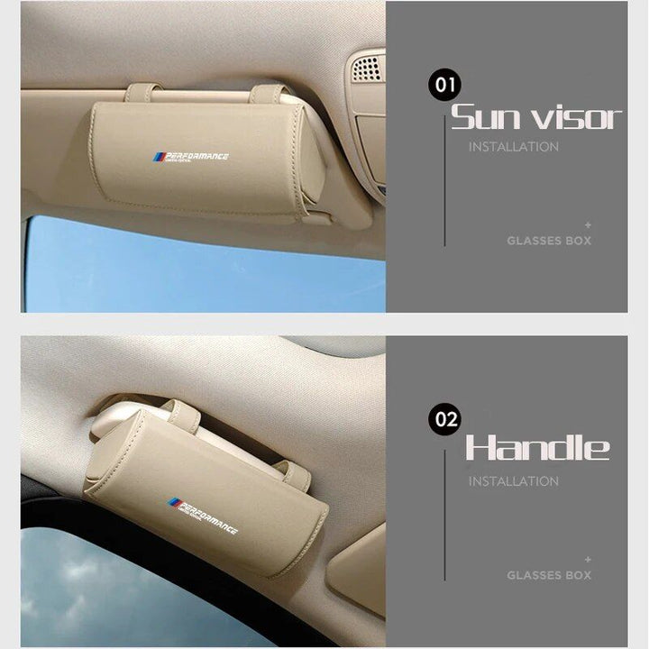 Luxury Car Sun Visor Sunglasses Holder