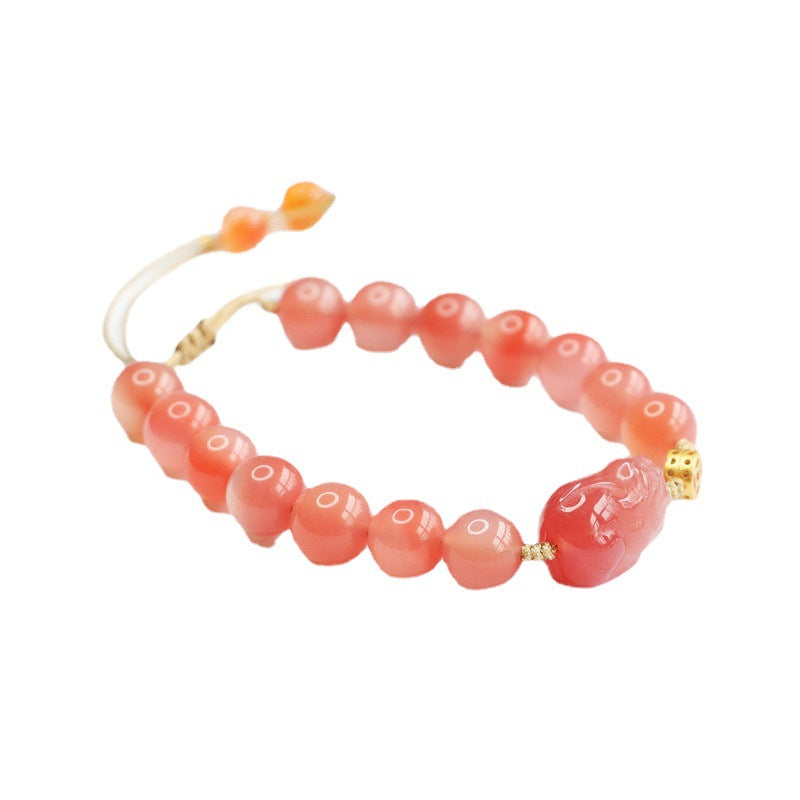 Natural Salt Source Agate Bracelet Pixiu