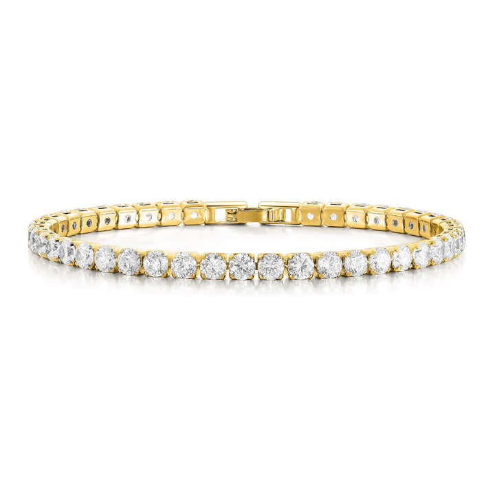 Hip Hop Shine Moissanite Artificial Diamond Trendy Bracelet