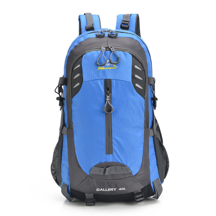 Mountaineering backpack, male backpack, female Korean version, fashion trend, men's mountaineering bag, high school students' schoolbag, outdoor travel